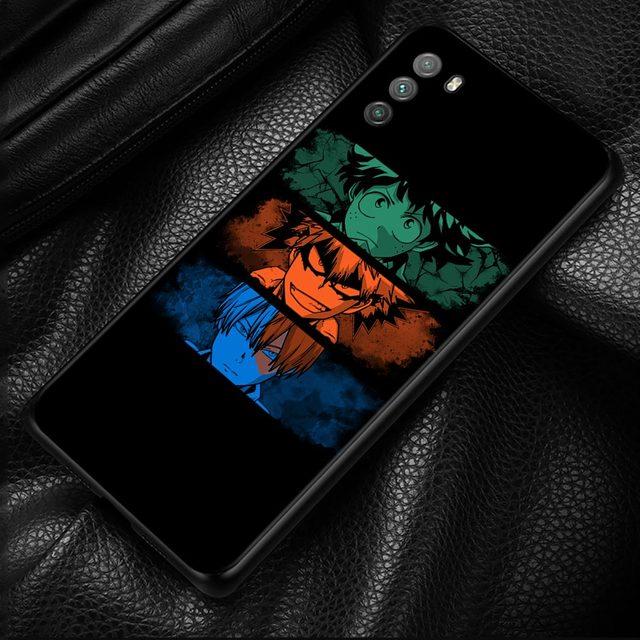 Kryt My Hero Academia pro Xiaomi Poco X3 F3 Gt M3 Nfc F1 M3 M4 Pro 5g F3 Gt kryt pro Mi 11t 10t Pro 9t 11 Note 10 Lite Civi