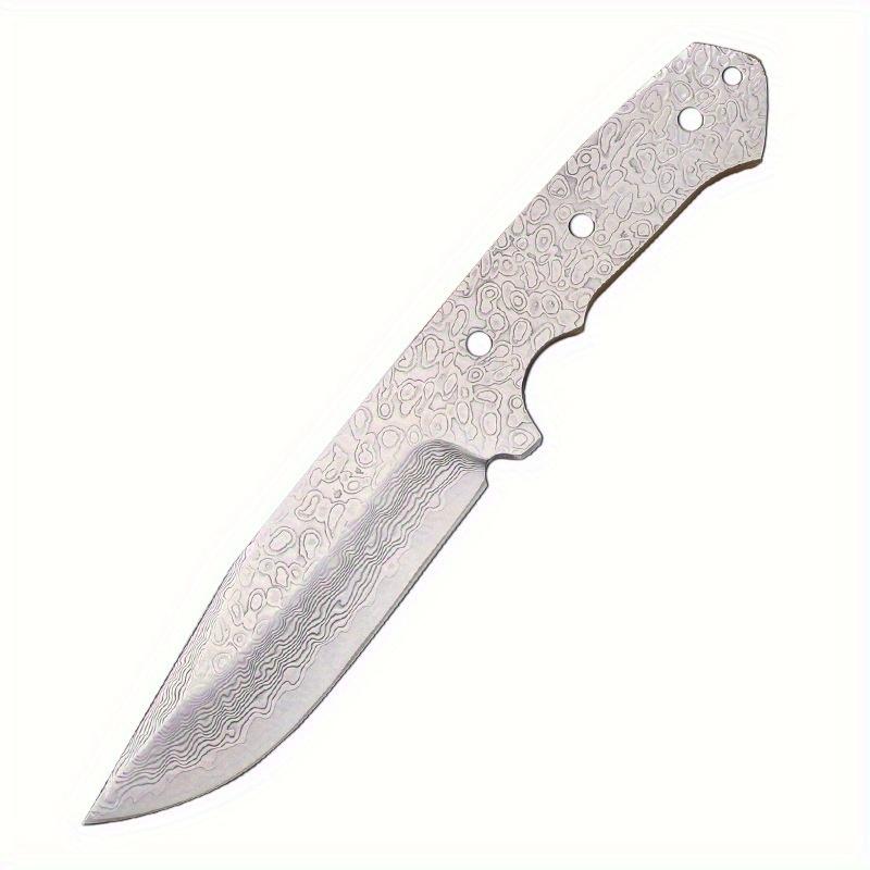 

Заготовка для ножа из дамасской стали, полуфабрикат, бытовой, для самостоятельной сборки, принадлежности, аксессуары для ножа с фиксированным клинком, кухонный