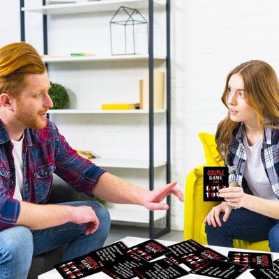 50Pcs/Box Couple Interactive Card Game Date Night Party Adults Relationship Building Conversation