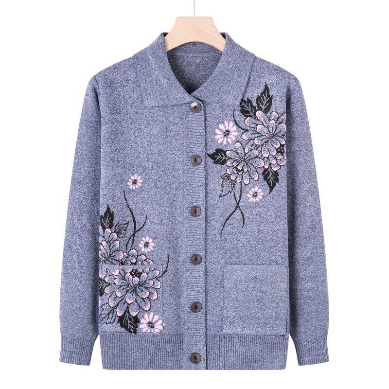 Yalu Women's Plus Size Floral Cardigan Sweater