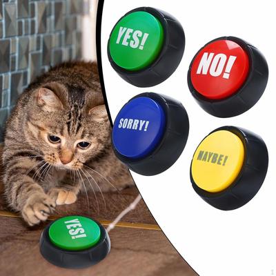4 Pieces Sound Buttons Talking Fun Answer Buzzers Funny for Board Games Goodie Bag Filler
