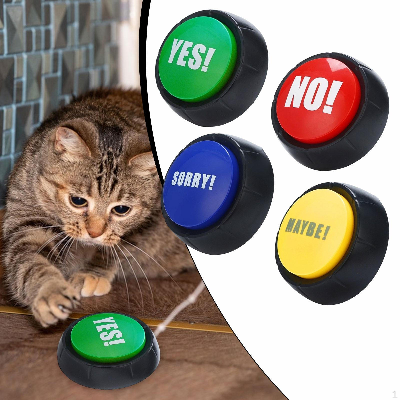 

4 шт. Звуковые кнопки Говорящие Веселые Кнопки Ответа Смешные для Настольных Игр Наполнитель для Подарочного Пакета