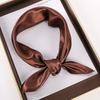 Silk Scarf Soft Breathable Smooth Satin Square Scarf Sun Protection Headscarf Headband Neck Wrap Lightweight Fashion Accessory