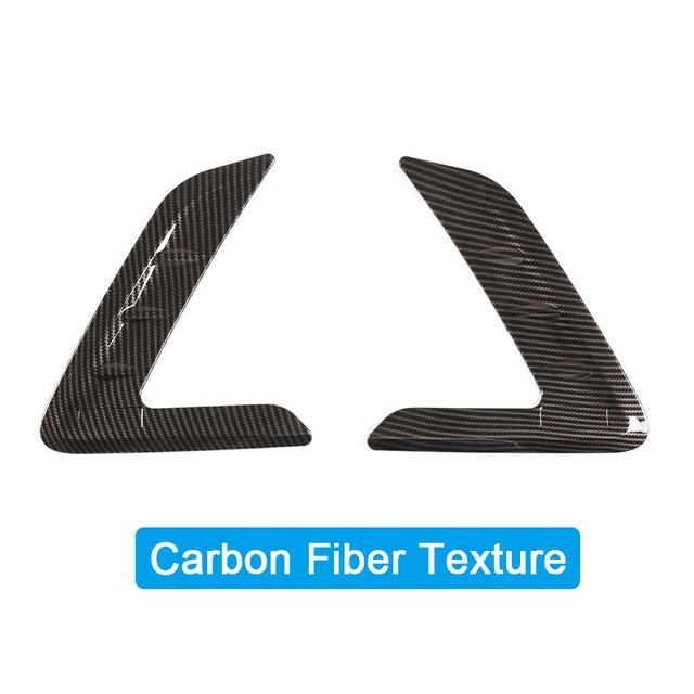 2PCS Car Exterior Side Body Air Outlet Cover Trim Fender Decorative Stickers Auto Accessories For BMW 3 Series G20 G28