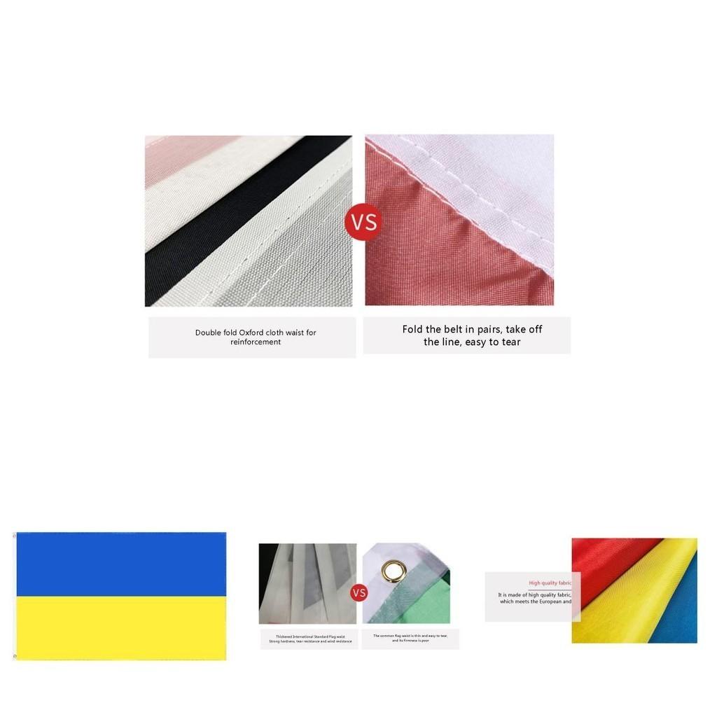 Uv-resistant Ukrainian National Flag For Garden Decoration