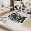 1pc Sons of Anarchy Themed Office Carpet Chair Mats - Durable Polyester Rug for Home Theater, Office, Dorm Room Decor - tA88