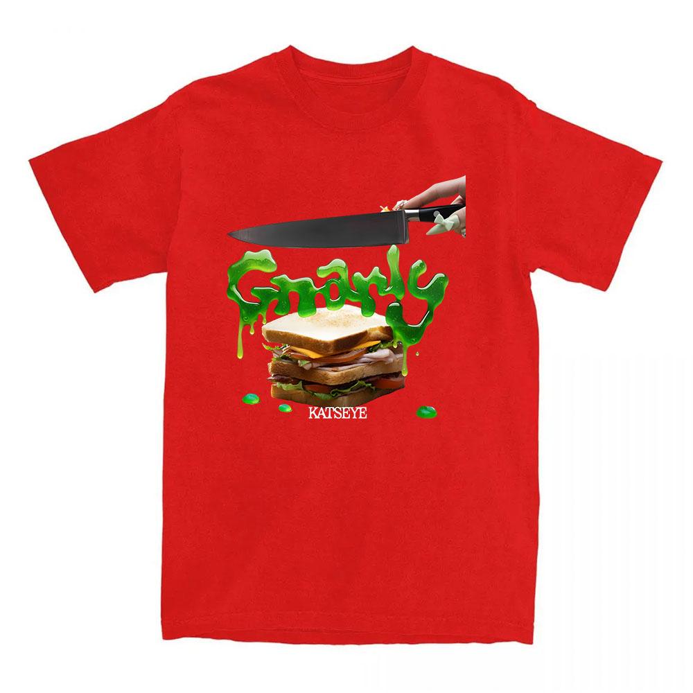 Katseye Gnarly Tee Short Sleeve Cotton Summer T-shirt for Female Casual Korean Girls' Band Tshirts Fashion Women Shirts