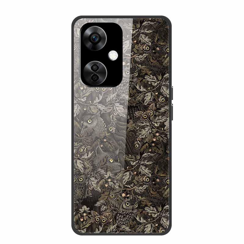 Personalisierte bunte Landschafts-Handyhülle mit gehärtetem Glas für OnePlus NORD CE 3 5G