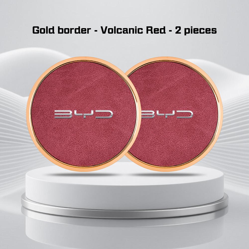 Universal Car Cup Holder Coaster Anti-slip Water-proof Cup Mat For BYD Song Plus Yuan Pro Tang EV F0 F3 Seal Han Qin Accessories