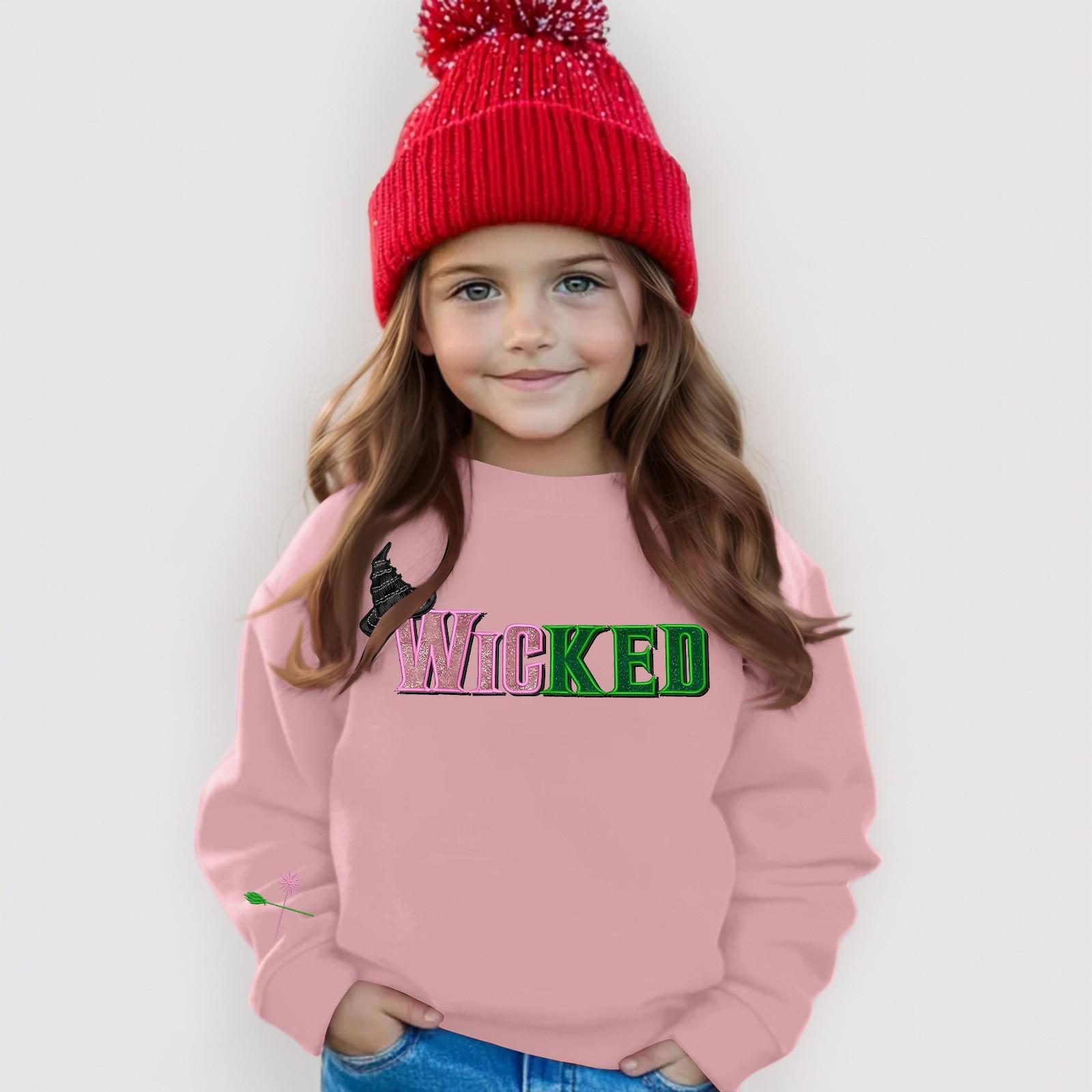 

Детские модные повседневные универсальные повседневные толстовки с круглым вырезом для мальчиков и девочек, повседневные лоскутные топы с длинными рукавами, свитшоты 160 светло-розовый