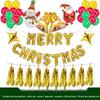 Christmas Party Decoration Set: Santa Claus & Snowman Balloons