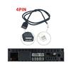 Car USB Cable Adapter USB Extension Cable Adapter for Automotive Screen 80cm PVC Cord Auto Accessories Enduring