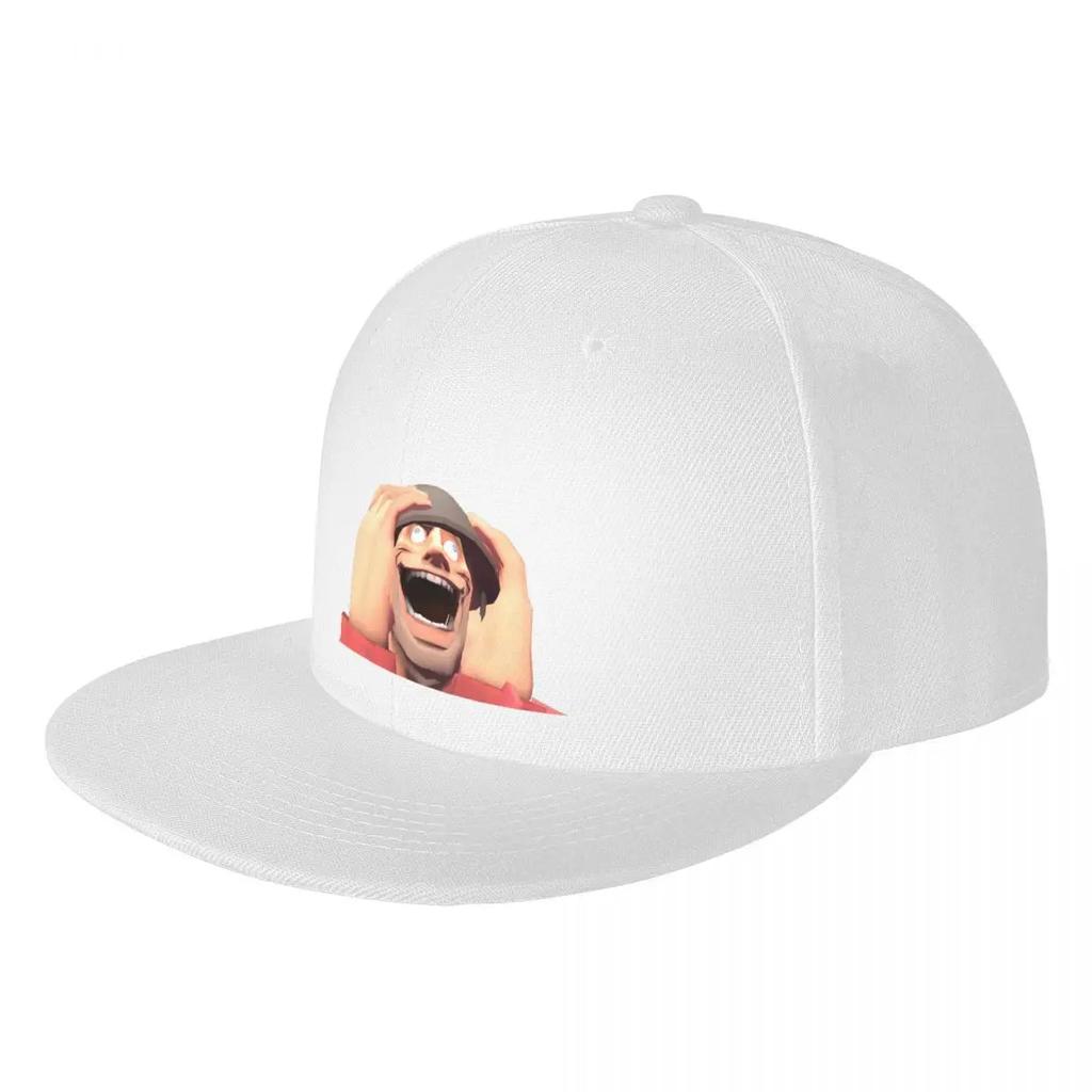 Unisex Baseball Hats Team Fortress TF Soldier Gmod Face Crazy Funny Meme RED Streetwear Sports Baseball Caps Cap Casquette