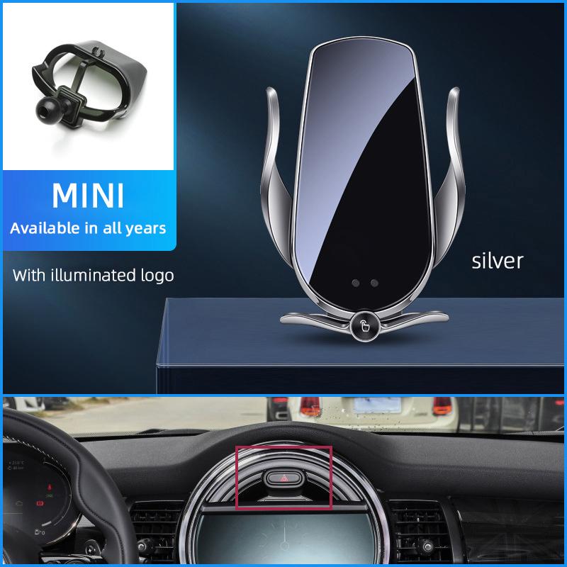 For Bmw X1 X2 X3 X4 X5 X6 X7 2 3 5 7 Series Wireless Charging Magnetic Car Phone Holder Base Charger Auto Accessories For iPhone