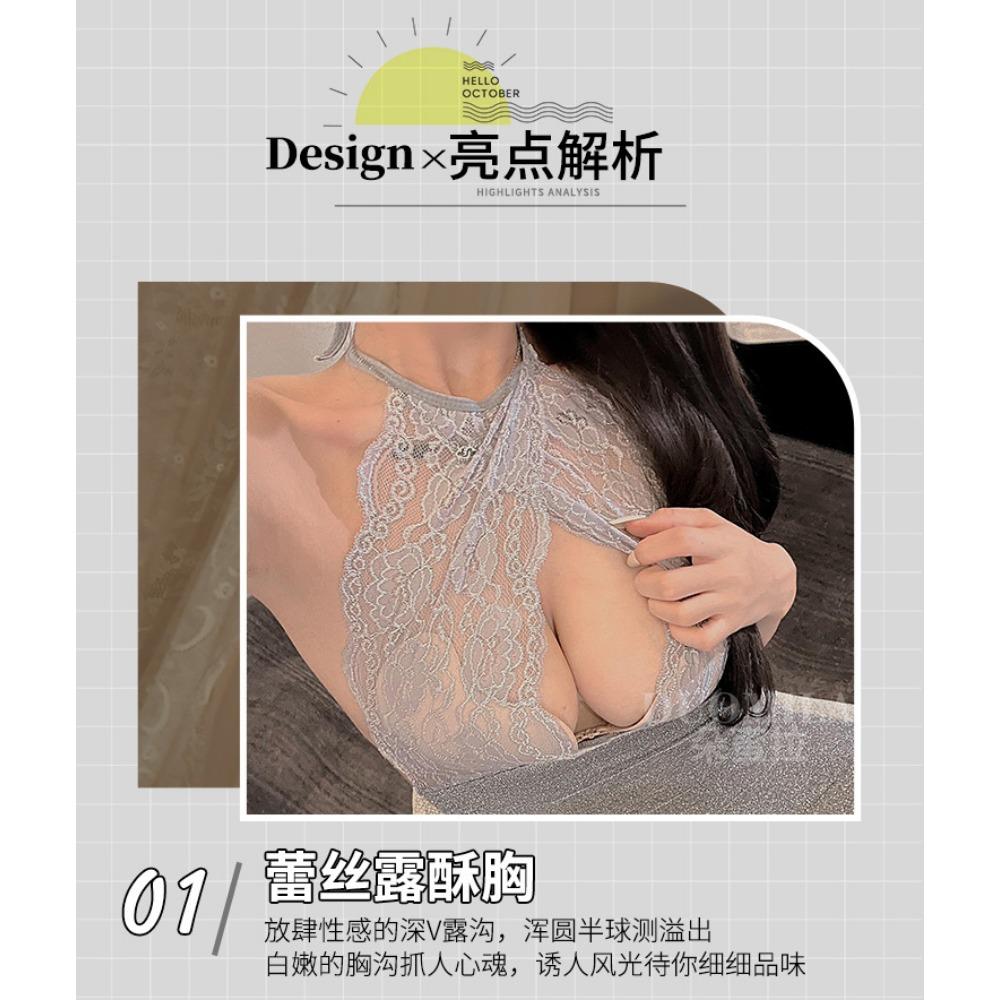 Domila Seksowna Bielizna Mundurek Seksowna Kusząca Sukienka Seksowny Dekolt Jednoczęściowy Klub Nocny Obcisła Spódniczka