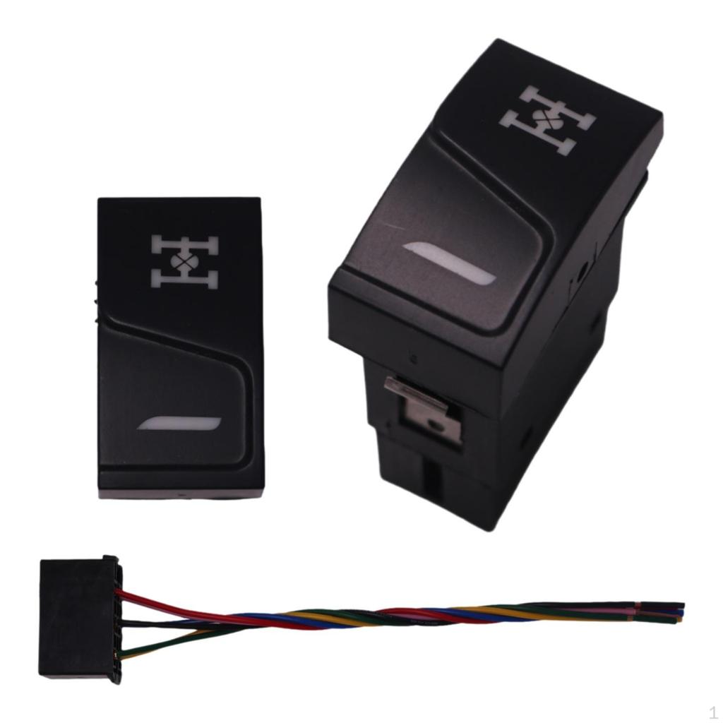 Vehicle dashboard toggle control, compatible with JH6 J6P, illuminated power on/deactivate function