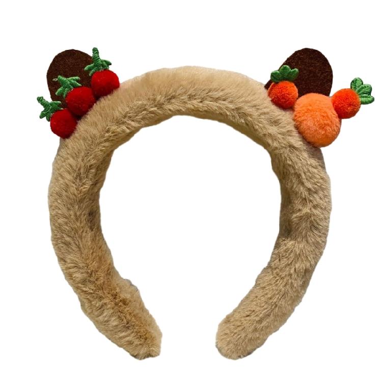 Cute Bear Hairband Plush Headwear Cartoon Headbands Essential for Hairstyles