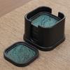 Anti-scalding Cloth Coaster Set Chinese Style Tea Cup Holder Tray Heat Insulation Mat  Home Use