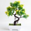Artificial Bonsai Vivid Easy Care Colorfast Decorative Fake Pine Tree Bonsai Home