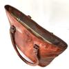 Handmade Goat Leather Shoulder Bag BUCKET Handbag Shopping Billy Goat Designs