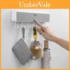 Modern Minimalist Wall Mount Door Hook With Abs Material For Bathroom And Toilet Storage