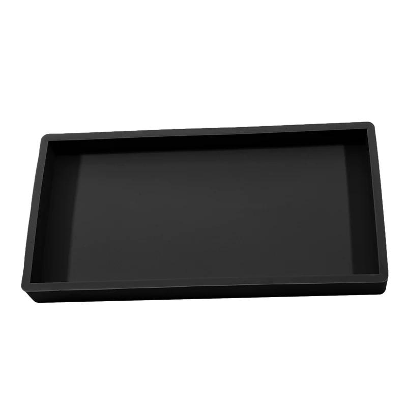 Kitchen Dish Soap Holder Silicone Dishwashing Brush Seasoning Jar Organize Tray Bathroom Vanity Organizer Home Decor