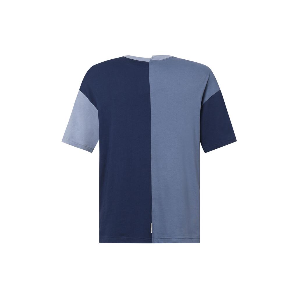 Nike American Retro Dopamine Letter Logo Printed Color Block Round Neck Loose Short Sleeve Drop Shoulder T-Shirt Women T-Shirt Blue DV8318-410
