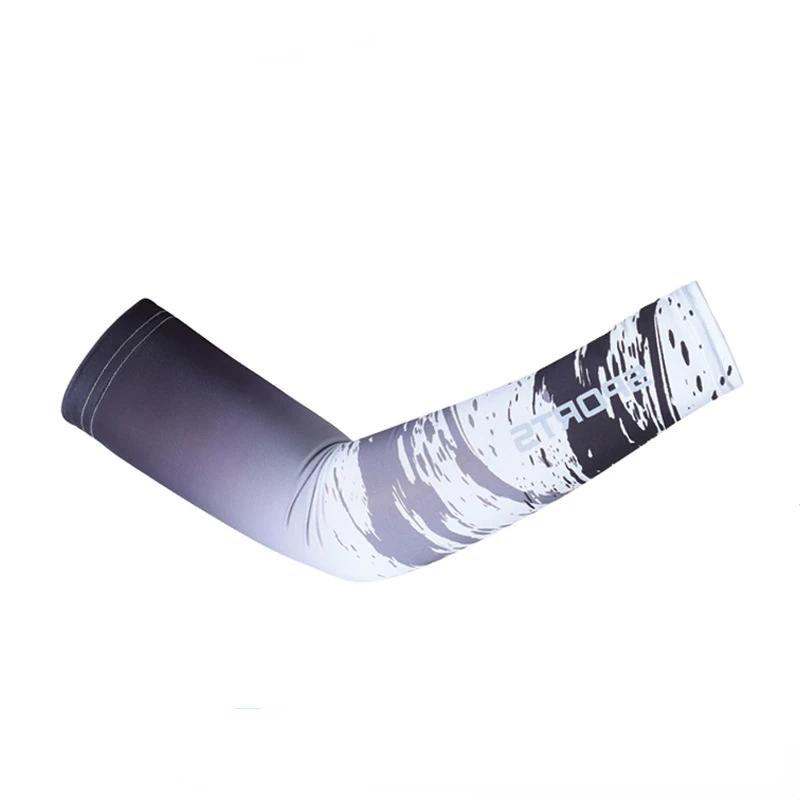 New Ice Silk Sleeve Sunscreen Cuff UV Sun Protection Arm Sleeves  Anti-Slip Men Women Long Gloves Outdoor Cool Sport Cycling