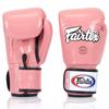 Genuine Fairtex Universal Boxing Tight Fit Genuine Pink Gloves, Design, Pink, Leather, 8oz,