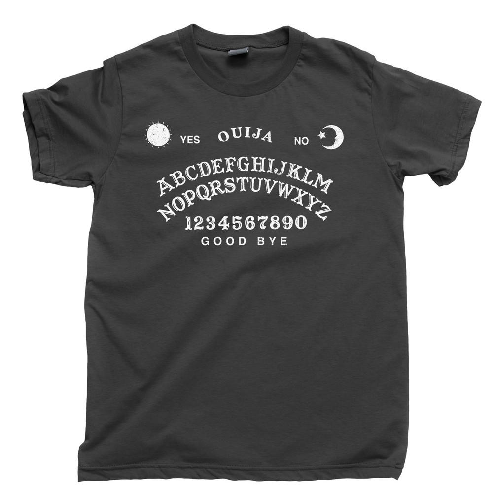 

OUIJA BOARD T Shirt Halloween Black Magic Witch Witchcraft Spells ESP Gothic Tee M