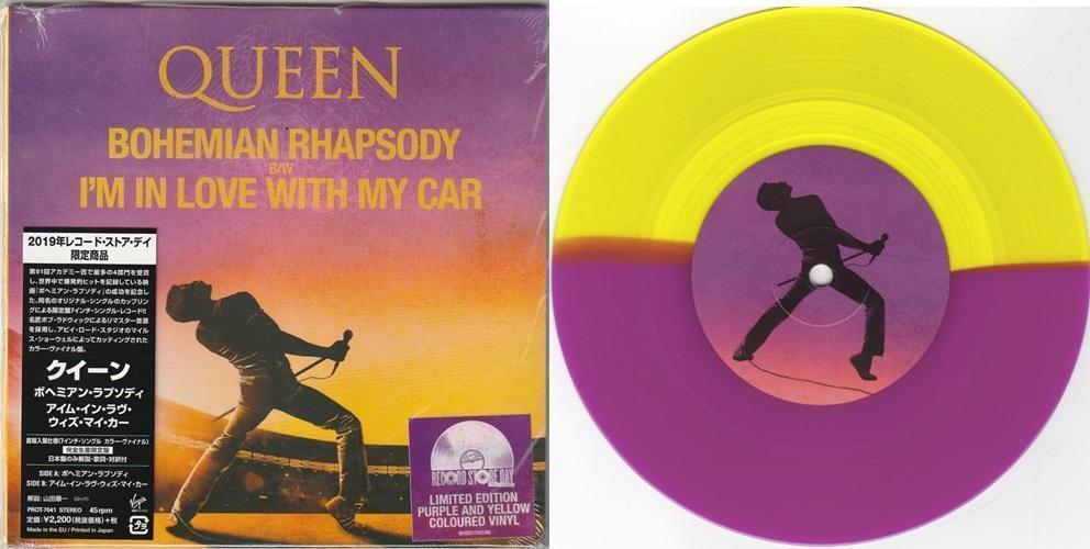 

[USED] QUEEN Bohemian Rhapsody Japan Limited Edition Color 7 Record