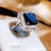 Ring Luxury Inlaid Zircon Women'S Opening Ring Light Luxury Retro Women'S Ring