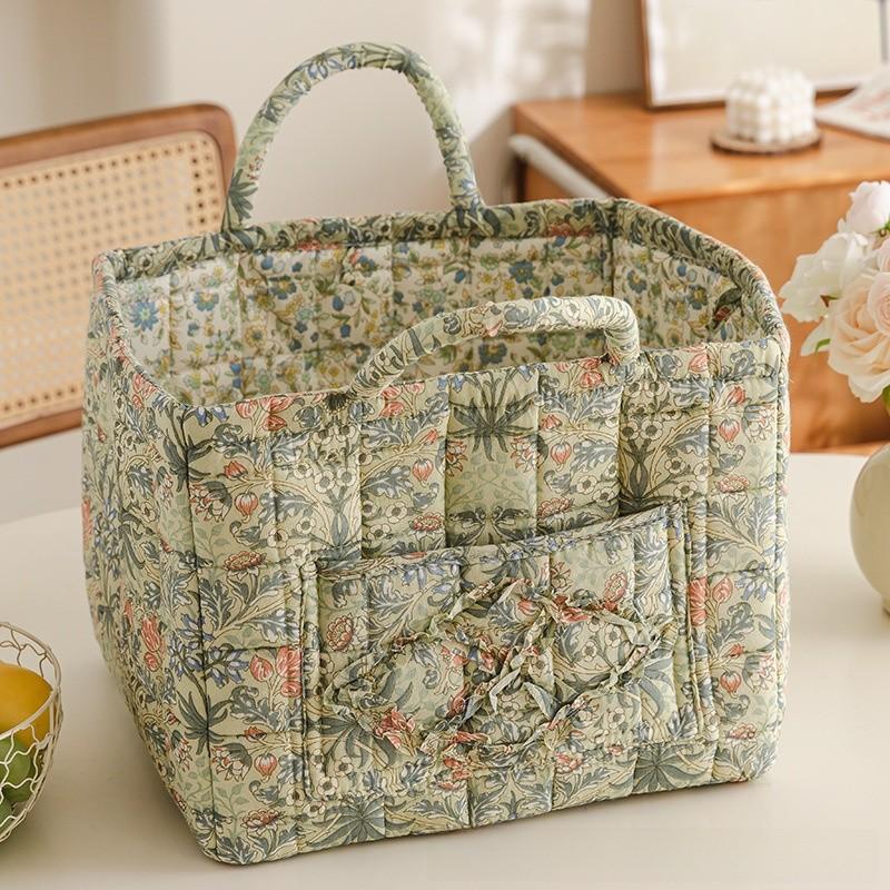 Portable Cotton Underwear Organizer Bag Multi Use Foldable Desktop Storage For Women Bedroom