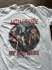 Pánské tričko Motley Crue Bílé logo kapely BEZ VELIKOSTI 80. léta Hair Metal Rocková kapela Tommy