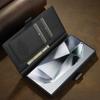 LuxuryLeather Business Phone Case for Samsung Galaxy S26 Ultra S25Ultra S24ultra Flip Cover Card Cases Carcasa