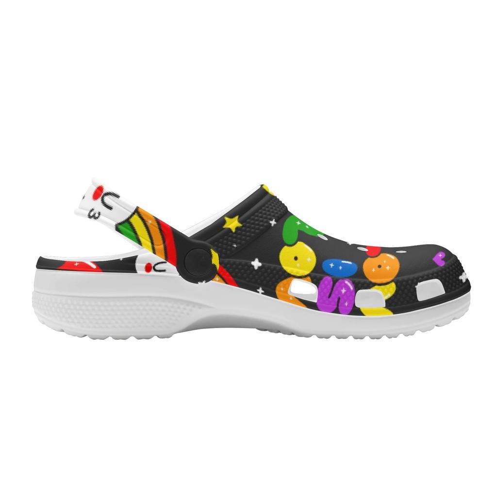 Pattern Printed EVA Clogs Women Men Breathable Lightweight Slip On Casual Footwear Soft Sole Summer Sandals Leisure Wear