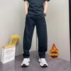 Autumn and Winter Sports Velvet Pants Men's Straight Loose and Versatile Solid Color High-end Men's Casual Pants