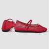 Summer Air Mesh Hollow out Women Ballet Flats Casual Soft Soles Bowknot Mary Janes Loafers Girls Walking Dance Shoes