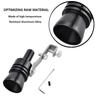 XL Black Turbo Sound Whistle - Universal Exhaust Pipe Simulator for Car Refit (Turbomuffler Device)