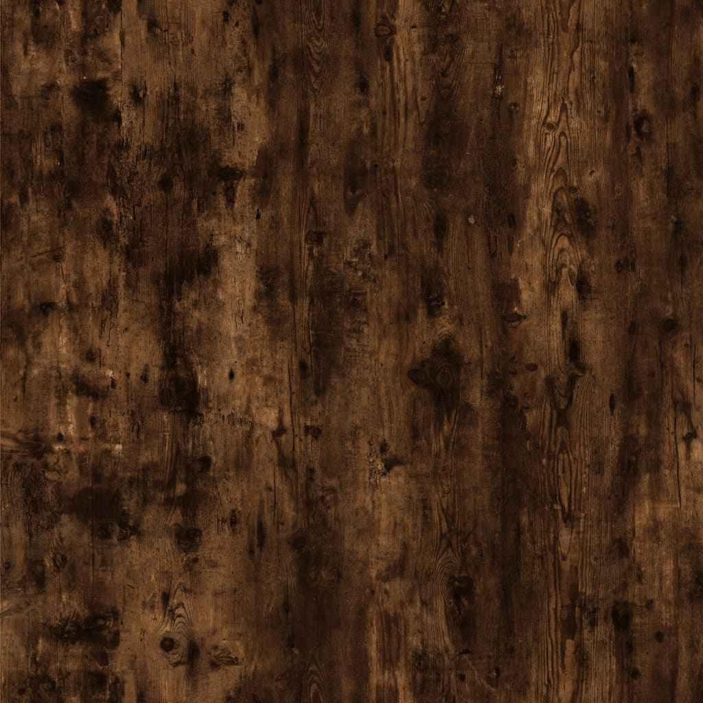 Nightstand Smoked Oak 40x35x50 cm