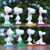 Snoopy Pvc Collectible Figures With Cute Cartoon Design For Kids And Fans