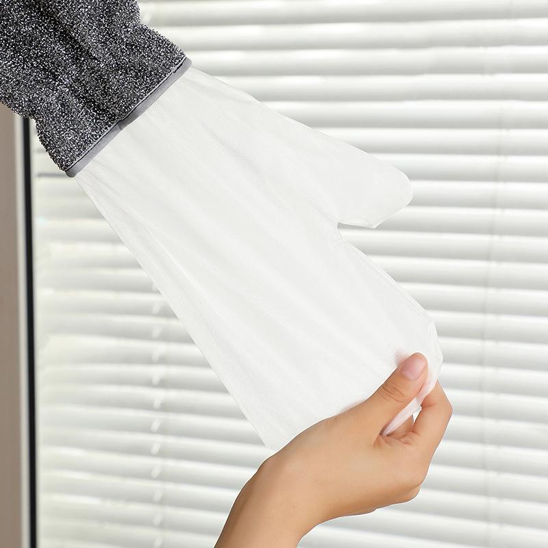 1Pcs Wire Dishwashing Gloves Multi-Functional Waterproof Dish Cleaning Glove Kitchen Thermal Insulation Anti-Scalding Mittens