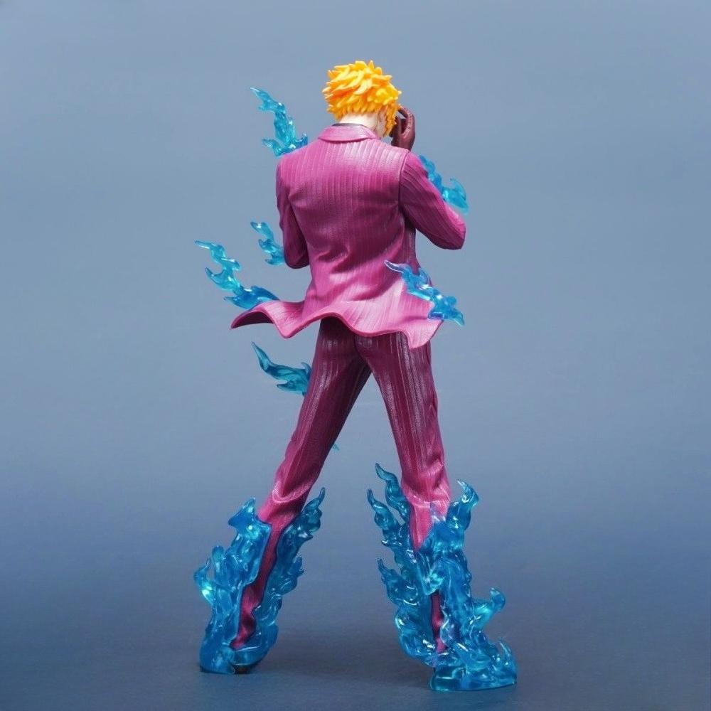 24cm/9.45in Anime Figure Sanji Action Figures Pvc Statue Desktop Ornamen Collection Model Toys Gifts ONE PIECE Poseable Articulated Scale Detailed