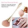 Nail Dust Removal Brush Long Handle Manicure Nail Art Tools  Nail Powder Cleaning Brush