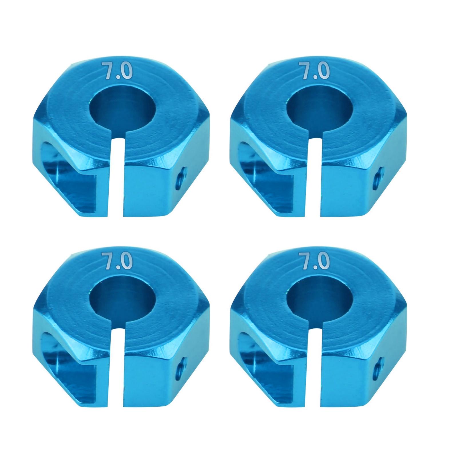 

12mm Universal Wheel Hex Hub Adapter for HSP Sakura 1 10 Scale RC Car 7.0MM синій
