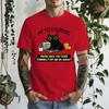 My Tech Support Is A Cat TShirts Funny Cat T Shirt IT Humor Tee Programmer Gift Work From Home Shirt Geek Cat Tee TShirts