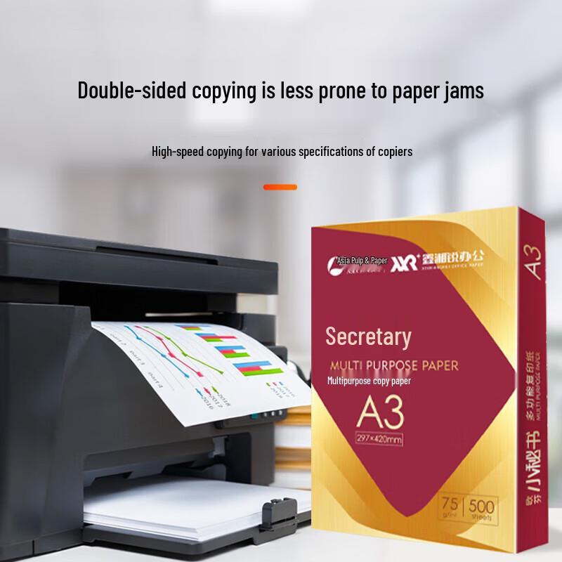Oufen A3 Red Copy Paper