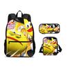 Kids 3 Pcs Set Child School Backpack with Shoulder Bag Shovelware Brain Game Pencil Bag Bags Fashion Knapsack Best Gift Rucksack