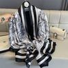 Women 180*90cm Fashion Beautiful Soft Silk Scarves Female Lady Shawl Hijab Wrap Foulard Bandanna Muffler Beach Pareo