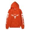 Men Women Fleece Hoodie Tokyo Revengers Walhalla Logo Autumn Winter Japanese Letter Street Long Sleeve Anime Sweatshirt